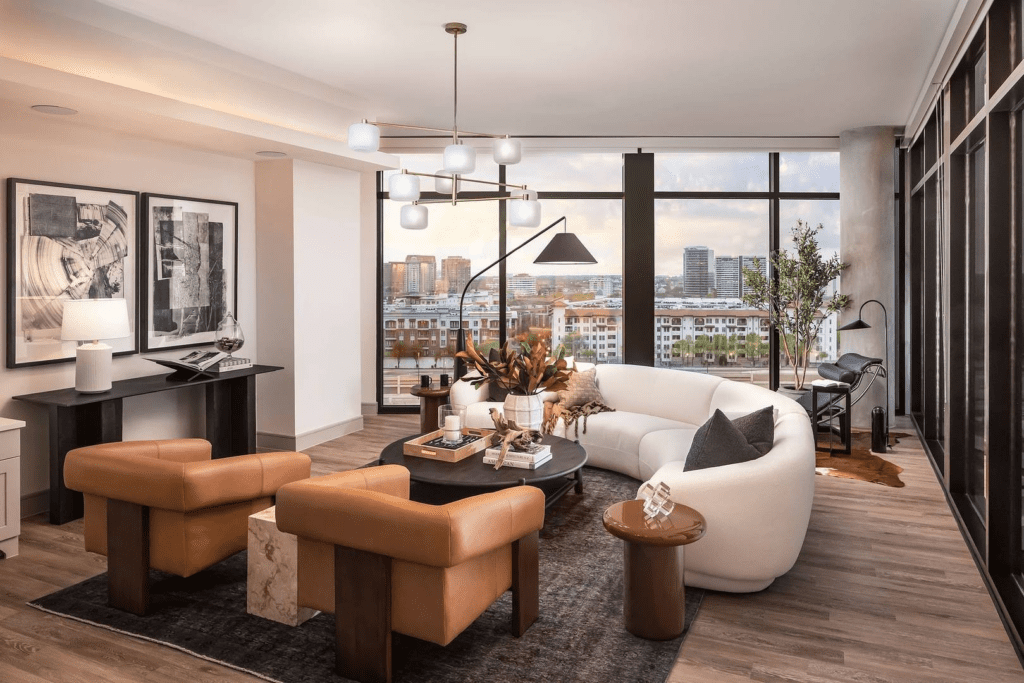 The Oliver new dallas apartments floor to ceiling windows