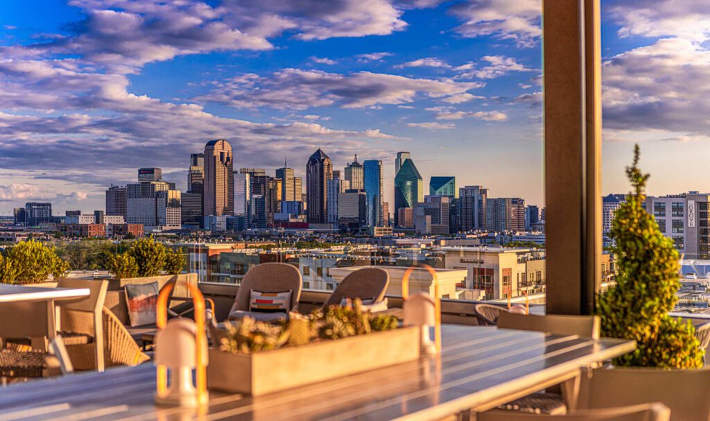Upside West Village rooftop bar.